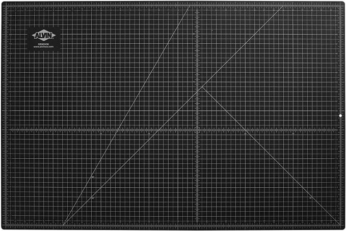ALVIN GBM Self-Healing Cutting Mat 24 x 36 inch | Double-Sided Green/Black | - Image 2