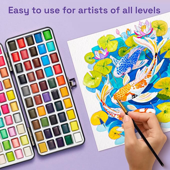 ARTISTRO 100 Color Watercolor Paint Set - Image 4