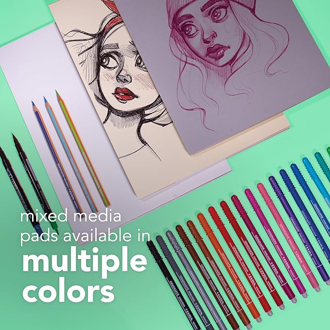 Canson Graduate Grey Toned Mixed Media Pad, 5.5x8.5 inch, 20 Sheets | Artist - Image 5