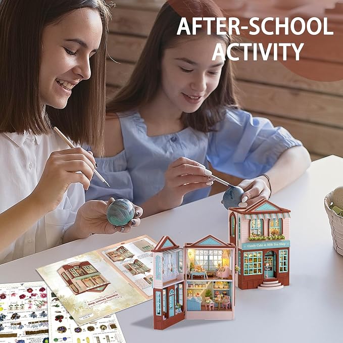 Flever Dollhouse Miniature DIY House Kit Creative Room - Image 5