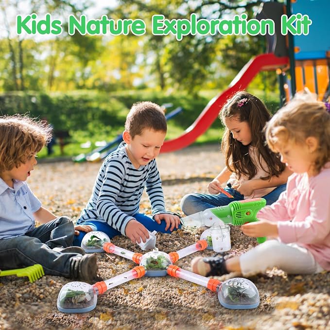 PLAY Bug Catcher Kit for Kids, Bugs Toys for Kids 3-5, Bug Vacuum Catching Kit - Image 2