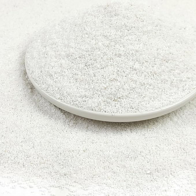 YISZM Aquarium Sand, 10lbs White Fish Tank Sand, Aquarium Gravel Substrate by YISZM-ForYourNaturalLife