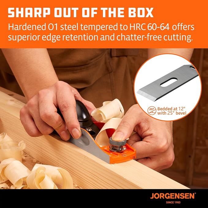 JORGENSEN NO.60-1/2 6-1/4" Wood Planer, Hand Planer - Image 3