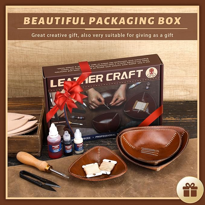 CBHGFEA Leather Tooling Kit Leather Tray Kit - Image 7