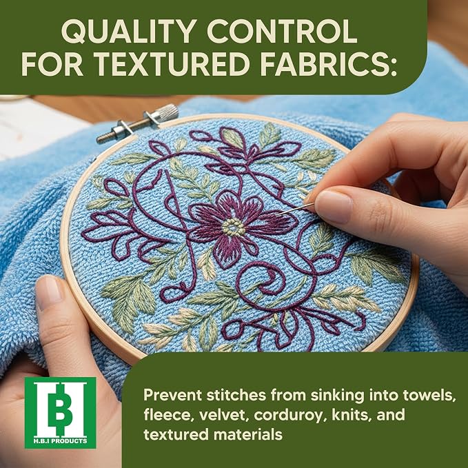 H.B.I. Products Wash Away Water Soluble Embroidery Stabilizer & Topping Roll - Image 4