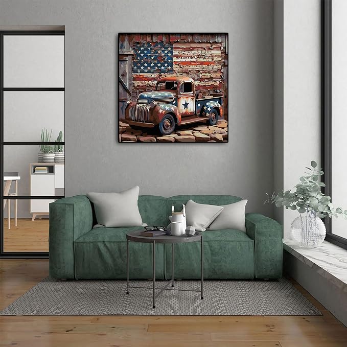 CHWGLFGG Vintage Truck Paint by Numbers Kit - Image 3