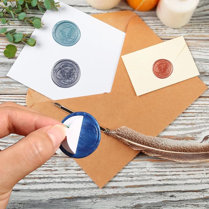 360 PCS Double Sided Adhesive Wax Seal Stickers Removable Sticky Tack Putty - Image 4