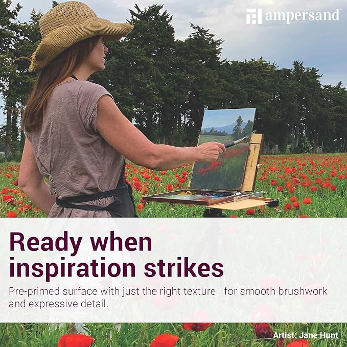 Ampersand Gessobord | 30x30 |1-1/2" Cradled Profile, Canvas Panel Alternative - Image 8