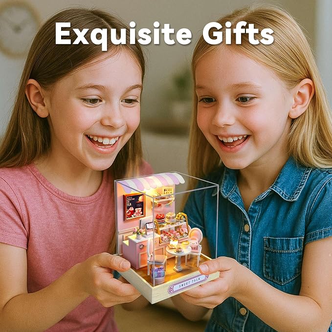 Flever Dollhouse Miniature DIY House Kit Creative Room - Image 9