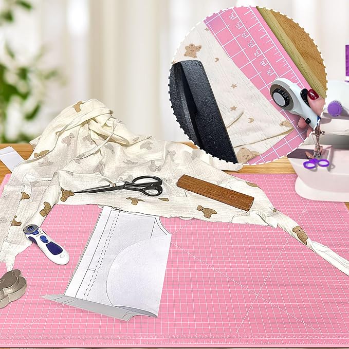 24" x 36" Self Healing Cutting Mat: Double Sided Sewing Cutting Mat Craft - Image 6