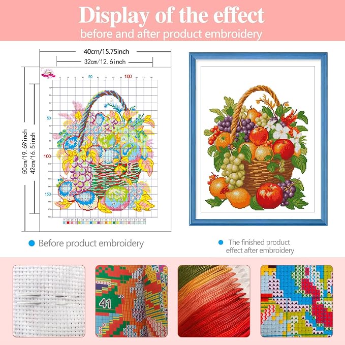 Christmas Embroidery Kit, Christmas Embroidery Kits - Image 2