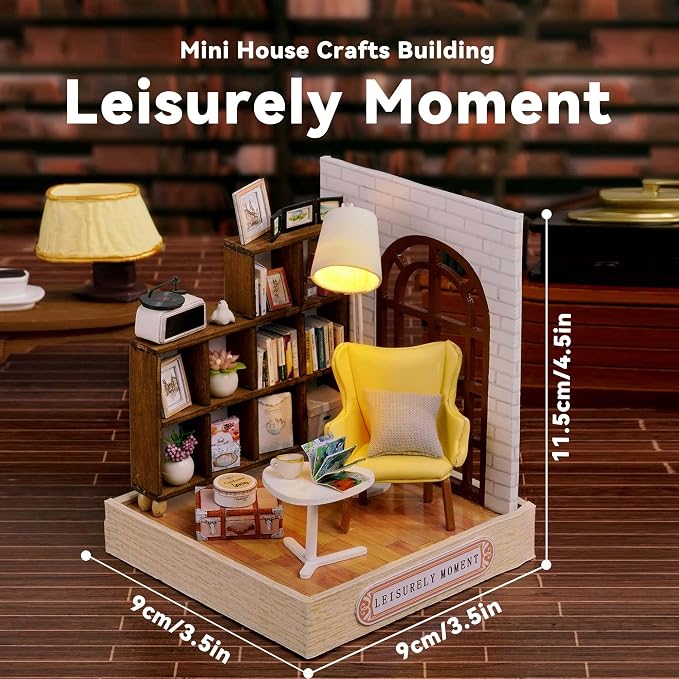 Flever Dollhouse Miniature DIY House Kit Creative Room - Image 9