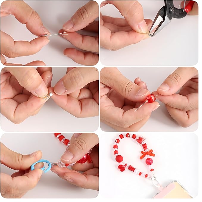 Acrylic Pony Beads Jewelry Making Kit – 96 Colors, UV Color Changing & Glow - Image 6