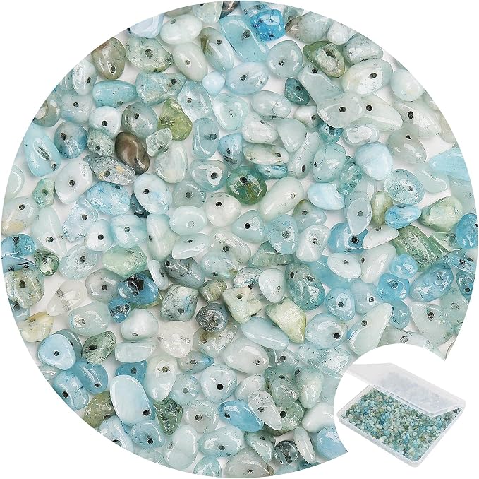 456 PCs Natural Chip Stone Beads, 5-8mm Irregular Multicolor Gemstones Loose by BONNY+BOXX