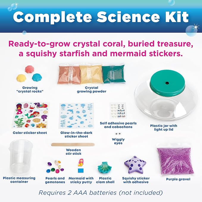 Creativity for Kids Crystal Mermaid Terrarium Kit - Image 3