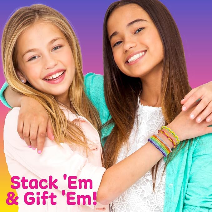 Just My Style Fashion Punch Style & Stitch Loom, Friendship Bracelet Kit - Image 3