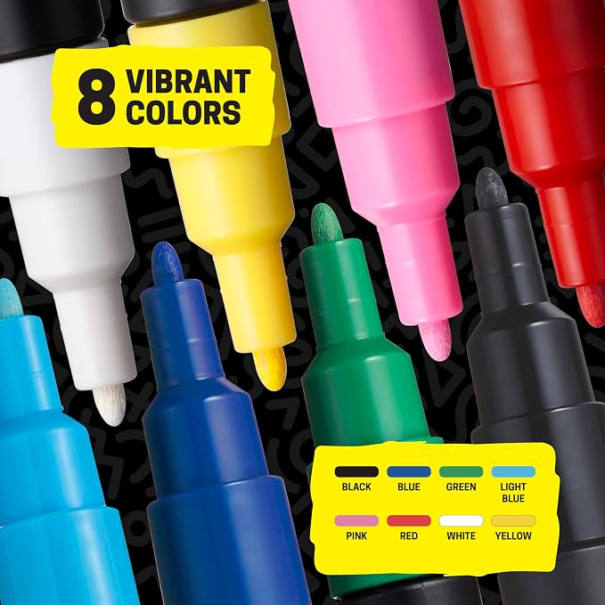 Uni Posca Paint Markers, 3M Fine Point Acrylic Paint Pens - Image 4