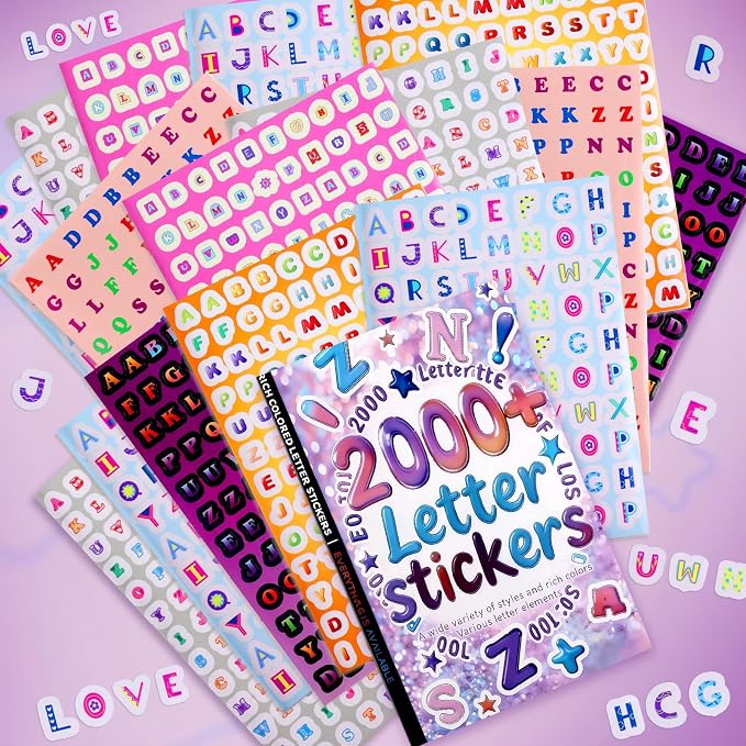 Tmtains 2000+ Pcs Letter Stickers - Image 4