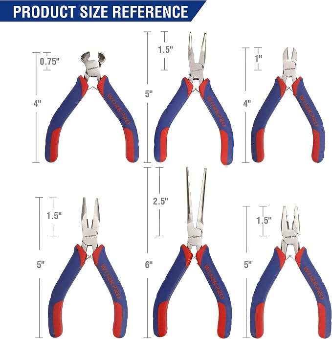WORKPRO 6-piece Mini Pliers Set - Image 7