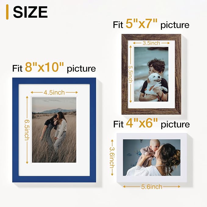 Vittanly 15 Pack Picture Frames Collage Wall Decor, Gallery Frame Set - Image 3