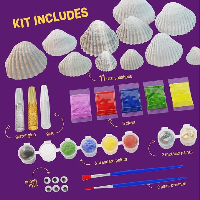Dan&Darci Kids Sea Shell Painting Kit - Image 3