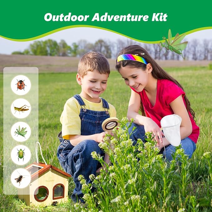 SimpliPlay Kids Bug Catching Kit, 6-in-1 Nature Discovery Kit - Image 2