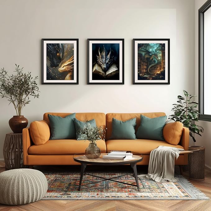 Gemozaic 3 Pack Dragon Diamond Painting Kits - Image 5