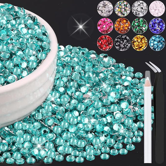 6000PCS 4mm Resin Rhinestones Bulk by BELLEBOOST
