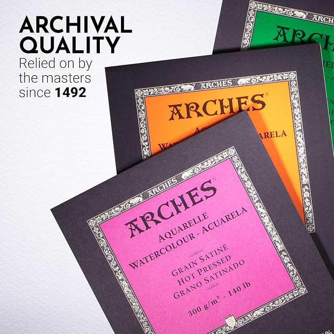 Arches Watercolor Pad 10x14 Inches 140lb/300 Rough - Image 6