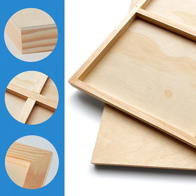 Falling in Art 2 Pack 24x24 Unfinished Birch Wood Panels Kit - Image 5