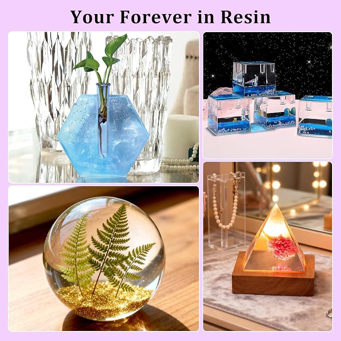 K KERNOWO Epoxy Resin Kit with Light - Image 6
