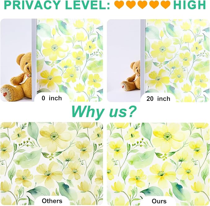SOMWISE Frosted Glass Window Privacy Film - Image 6