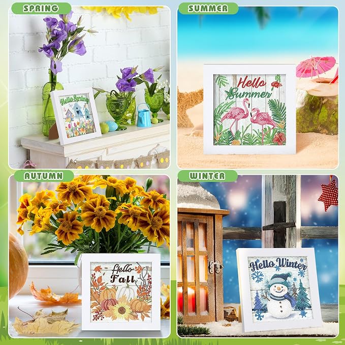 Trandraft 13 Pcs Fall Seasonal Diamond Art Kits - Image 5