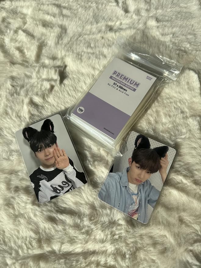 Mandu Deco Kpop Photocard Sleeves Clear Polypropylene Card Protector - Image 4