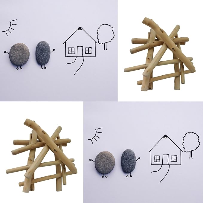 30 Pcs Natural Driftwood Pieces 3.94" Length 0.2-0.8" Thick - Image 5