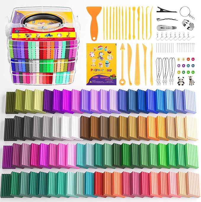 Artpar Polymer Clay Kit, 82 Colors Oven Bake Clay by ARTPARWelcomesYou