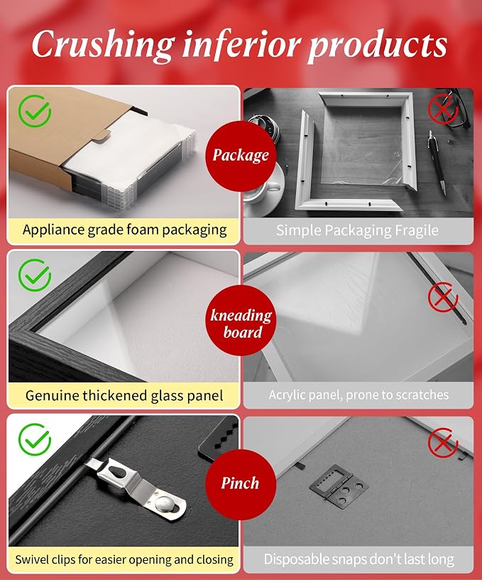 3x3 Mini Shadow Box Picture Frame - Image 4