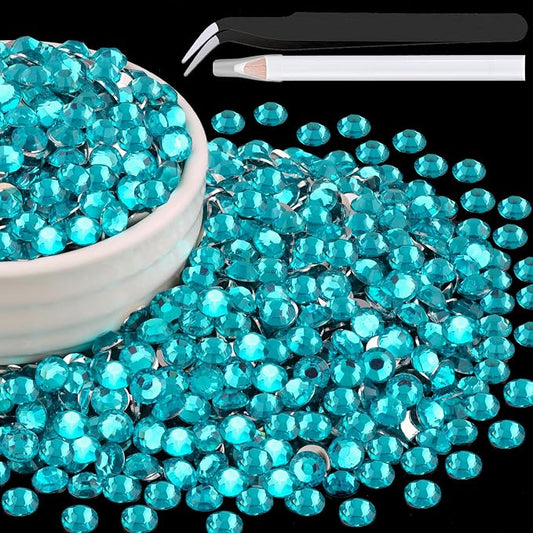 1500PCS 6mm Resin Rhinestones Bulk by BELLEBOOST