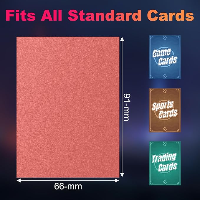200 Pack Card Sleeves, Matte Dual Trading Card Sleeves - Image 6
