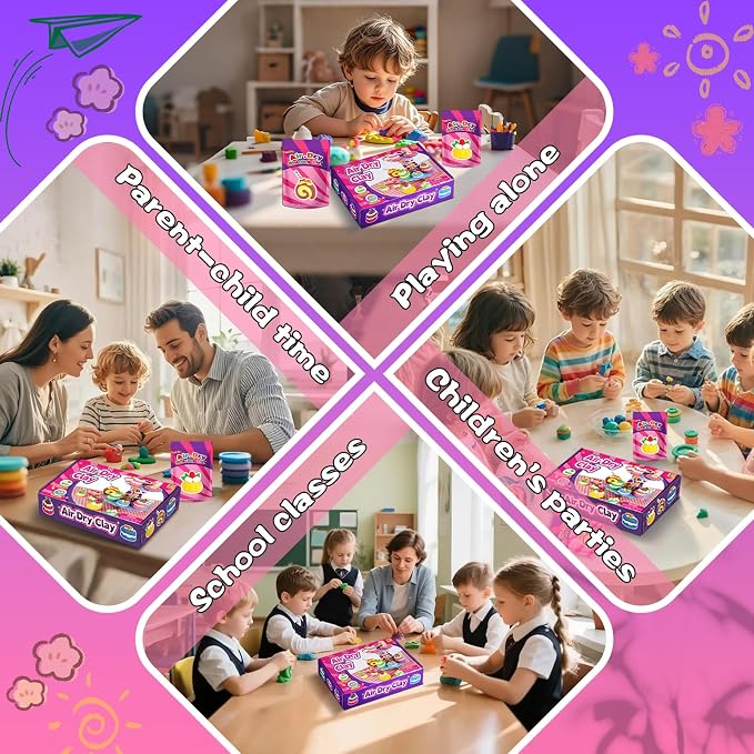 ifergoo Air Dry Clay Kit for Kids - Image 6