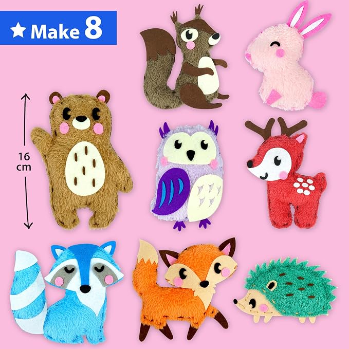 KRAFUN Woodland Animal Sewing Kit - Image 3