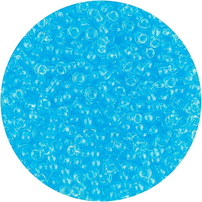 Pony Beads 1100 Pcs, Beads for Jewelry Making, Beads for Bracelets Making by anpiwshjo