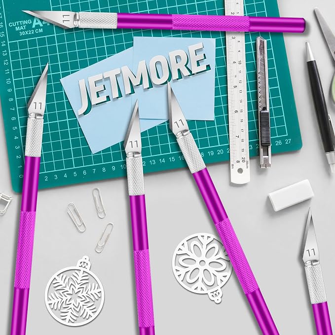 Jetmore 10 Pack Exacto Knife Set – Precision Craft Knife, Hobby Knife, Art Knife - Image 5