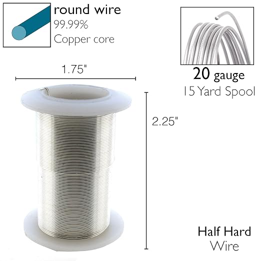 The Beadsmith Copper Jewelry Wire | 20 Gauge Craft Wire - Image 4