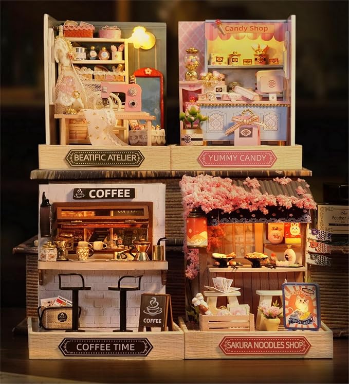 Flever Dollhouse Miniature DIY House Kit Creative Room - Image 9