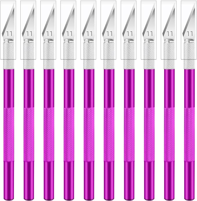 Jetmore 10 Pack Exacto Knife Set – Precision Craft Knife, Hobby Knife, Art Knife by Jetmore