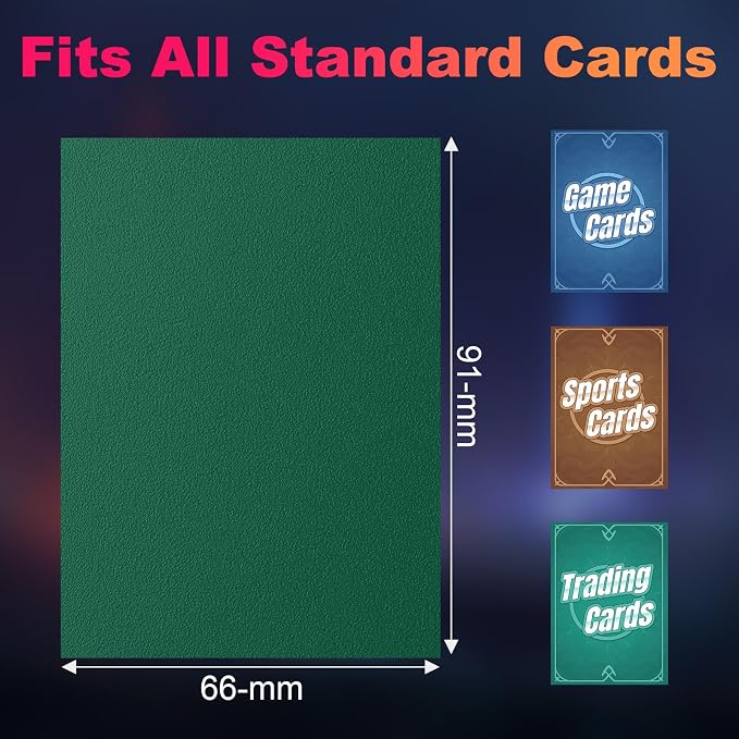 200 Pack Card Sleeves, Matte Dual Trading Card Sleeves - Image 6