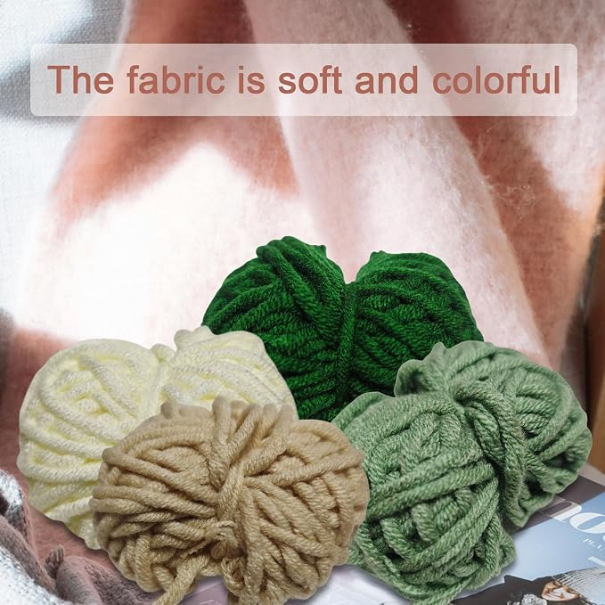 PYHIRRY Punch Needle Kits Adults Beginner Sunflower-with Tool, Fabric & Video - Image 9