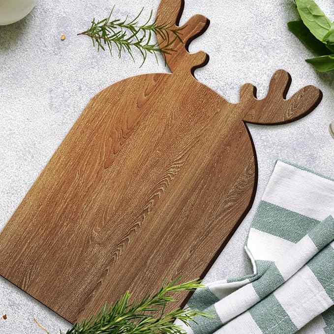 Charcuterie Board Templates, 5mm Christmas Clear Cut Board Woodworking Handle - Image 7