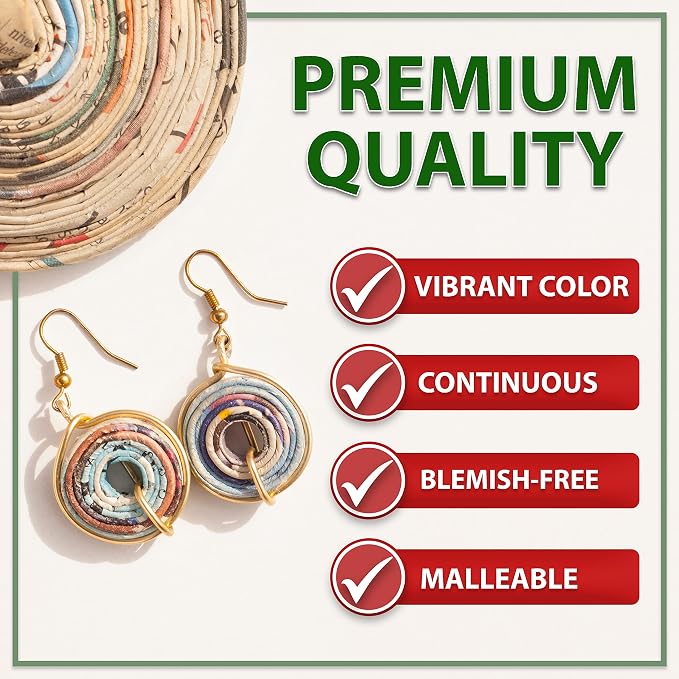 Mandala Crafts 22 Gauge Silver Tone Anodized Aluminum Craft Wire, 100 FT | - Image 6